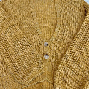 Wild Fable Gold Cardigan Size Small